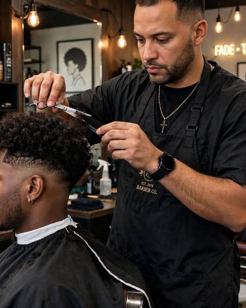 Corte cacheado